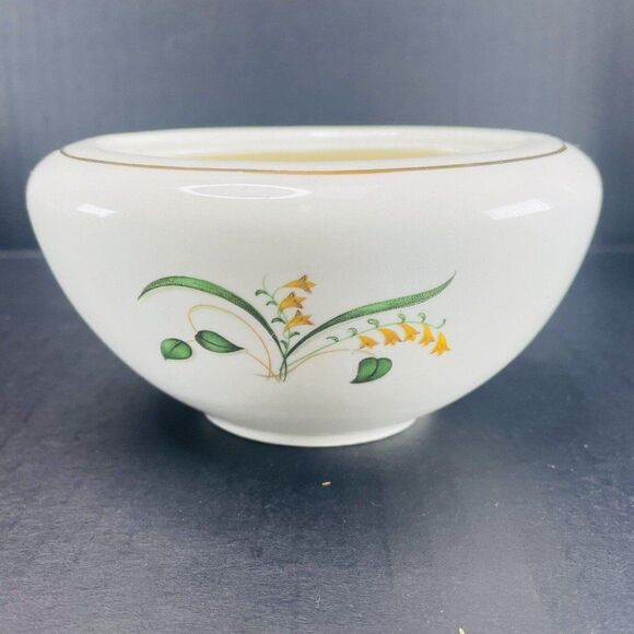 Edwin Knowles Forsythia Creamer Sugar Bowl Gravy Boat CIRCA 1947 VTG China Lot - Picture 2 of 12